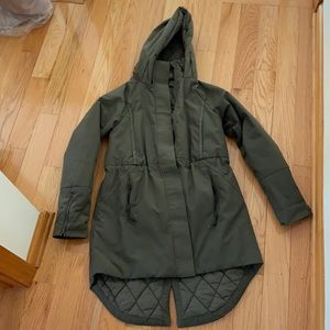 High low winter jacket